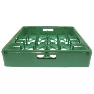 3: Opvaskebakke grøn t/dybe tallerkner 500x500x105mm passer til Universal