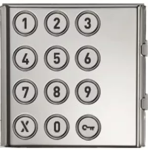6: Kodetastatur for Steel dørstation