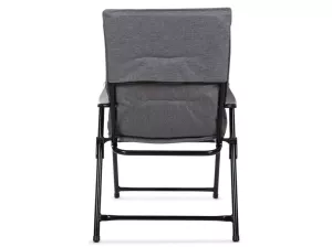 1: Trespass Paddy - Camping stol - Foldbar - Stål ramme - Grå