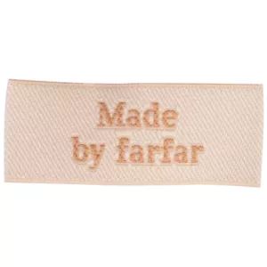 10: Label Made by Farfar Sandfarve - 1 stk