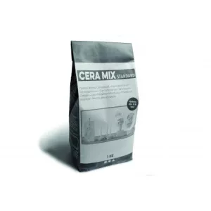 5: Cera-Mix Standard modelgips, lys grå, 1 kg/ 1 pk.