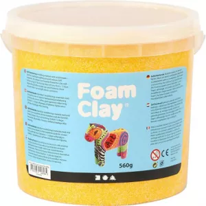 12: Foam ClayÂ®, gul, 560 g/ 1 spand