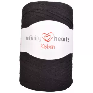 17: Infinity Hearts Ribbon Stofgarn 02 Sort