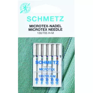 12: Schmetz Symaskinenåle Microtex 130/705 H-M Str. 60 - 5 stk