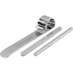 6: Bukkeværktøj og metalbånd til armbånd, L: 15 cm, B: 6-10 mm, aluminium