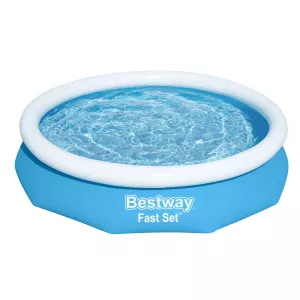 11: Bestway - Fast Set Pool Med Pumpe - 305 X 66 Cm - 3200 L