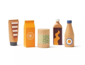 8: Kids Concept - Legemad i træ - Flasker og dåser