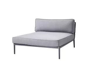 9: CANE-LINE DAYBED MODUL - LIGHT GREY 140