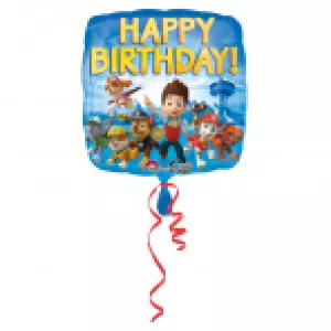 1: Paw Patrol Ballon Happy Birthday Folie