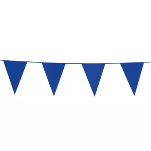 5: Blå flagbanner stor 10 m