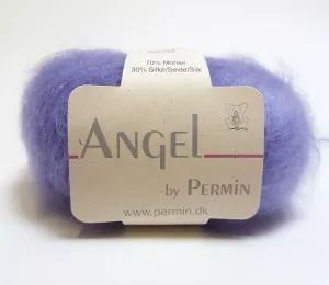 11: Angel Permin - Mohair og silkegarn -  884186 Pastel Lilla