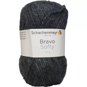 9: Schachenmayr Bravo Softy Akrylgarn 8319 Grå