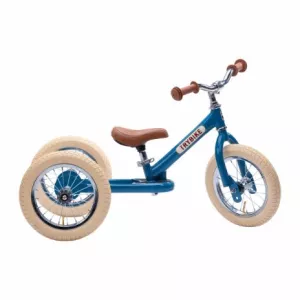 7: TRYBIKE - Balancecykel, Tre Hjul, Vintage Blå