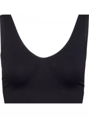 6: Decoy BH top med brede stropper i sort til kvinder Sort XL