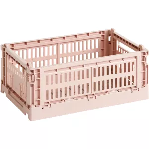 12: HAY Colour Crate opbevaringskasse, small, blush