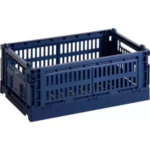 2: HAY Colour Crate opbevaringskasse, small, dark blue