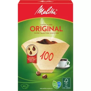 9: Melitta 100/40 Ubleget Kaffefiltre