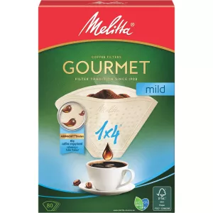 6: Melitta 1x4/80 Gourmet Mild Kaffefiltre