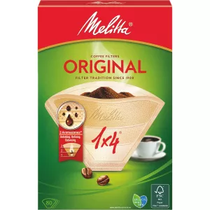 4: Melitta Original Kaffefilter 1x4 80 stk.