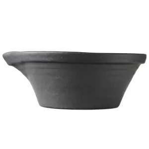 7: PotteryJo Peep dejskål, 35 cm, matt black
