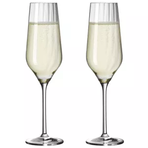 15: Ritzenhoff Sternschliff champagneglas, 2 stk