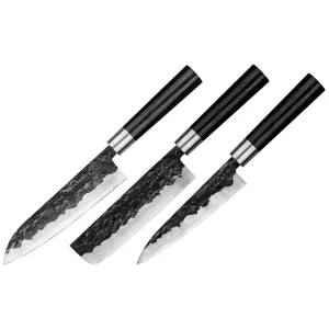 1: Samura Blacksmith knivsæt, 3 knive