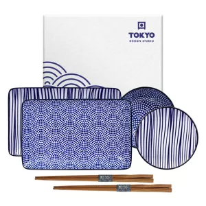4: Tokyo Design Studio Nippon Blue sushisæt 6 dele