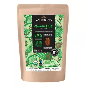 5: Valrhona Andoa 39% mælkechokolade, 250 g