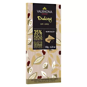 12: Valrhona Dulcey Coffee 35% chokoladebar, 120 g