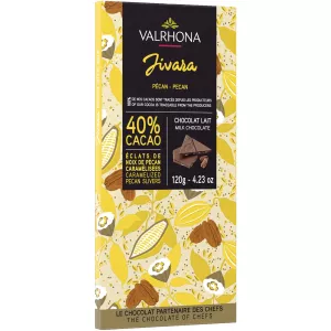 9: Valrhona Jivara Pecan 40% chokoladebar, 120 g