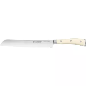 3: Wüsthof Classic Ikon brødkniv hvid 20 cm.