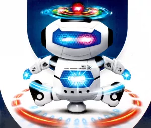 8: Sjov og underholdende dansende robot med masser af lys.