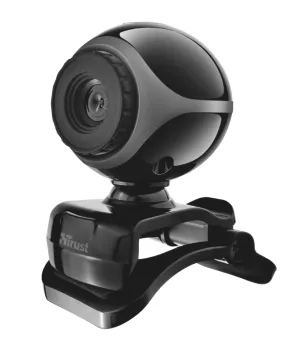 17: Trust Exis Webcam. Kablet Webkamera. 640 x 480.