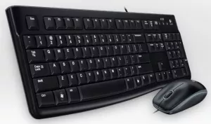 1: Logitech Desktop MK120 Tastatur og mus-sæt.