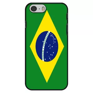 6: Brasiliansk flag. Retro cover til iPhone 6/6S.
