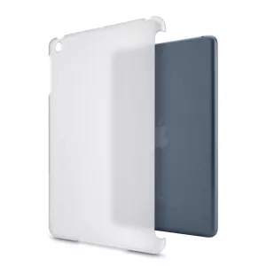 8: iPad 2/iPad 3/iPad 4 bagcover i hård plastik. Mat transparent.