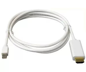 3: Mini displayport til HDMI adapter med kabel. 1.8 m.