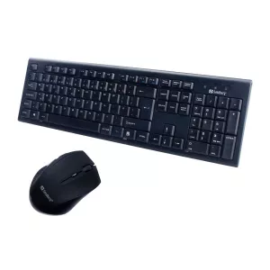 1: Sandberg Trådløs Tastatur & Mus. Wireless Office DesktopSet.