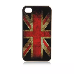 5: UK flag. Retro cover til iPhone 4 & 4S.