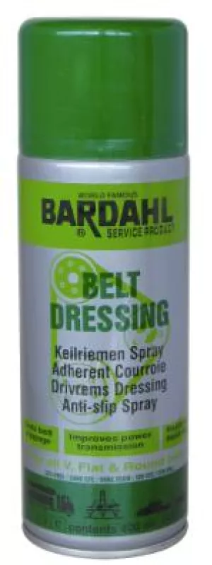 9: Bardahl Belt Dressing (Remspray mod hylende rem) 400 ml.