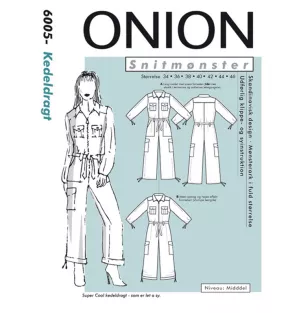 5: Onion Snitmønster 6005 (Kedeldragt)
