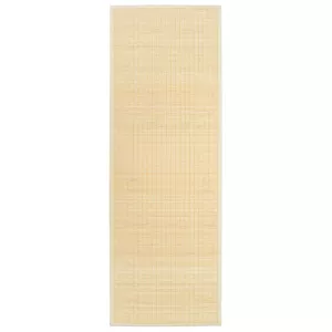 1: vidaXL yogamåtte bambus 60 x 180 naturfarvet