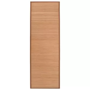2: vidaXL yogamåtte bambus 60 x 180 cm brun