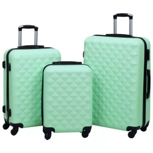 6: vidaXL kuffertsæt 3 stk. hardcase ABS mintgrøn
