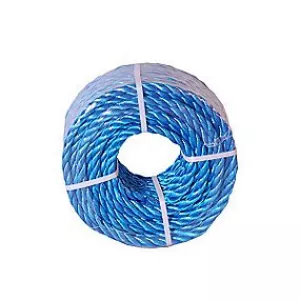 2: Polyreb i blå 3-slået minirulle Ø10 mm x 20 m
