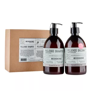 8: Ecooking Gaveæske Plejende Shampoo & Plejende Balsam (1 sæt)