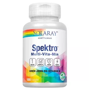 9: Spektro Multi-Vita-Min uden jern og vit. K.