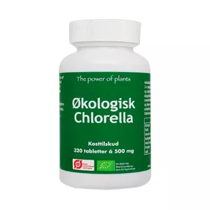 13: Chlorella 500mg, økologisk - 320 tabletter