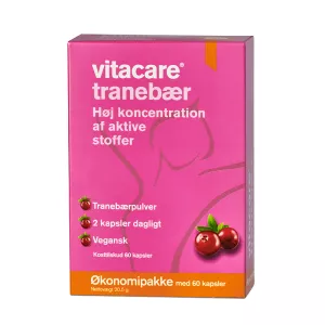 12: Vitacare Tranebær, økonomipakke - 60 kaps.