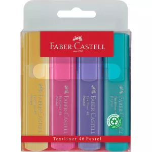 5: Overstregningstusser fra Faber Castell - Superflourescent Pastel